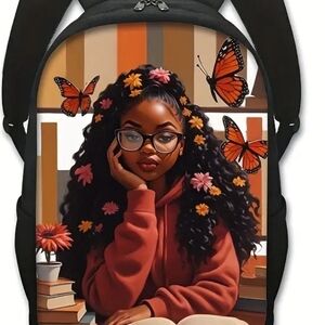 Stylish Backpack with Artistic Design